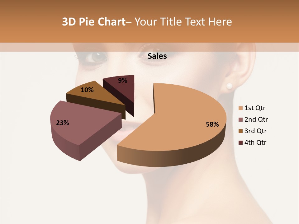 Portrait Background Hand PowerPoint Template