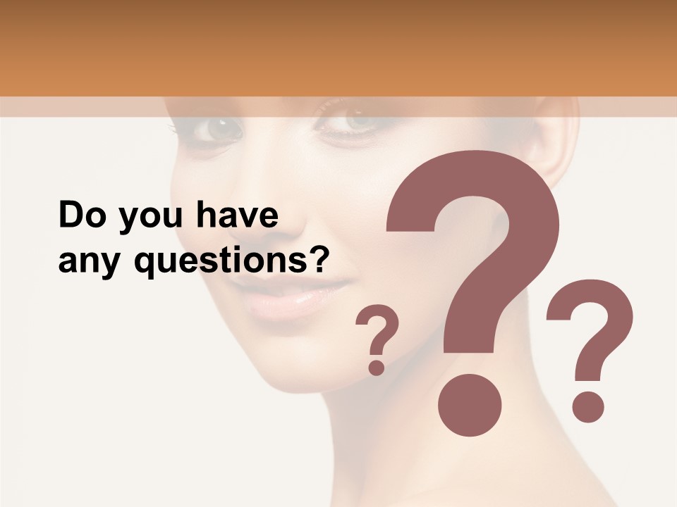 Portrait Background Hand PowerPoint Template