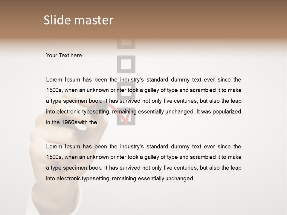 Idea Isolated Rating PowerPoint Template