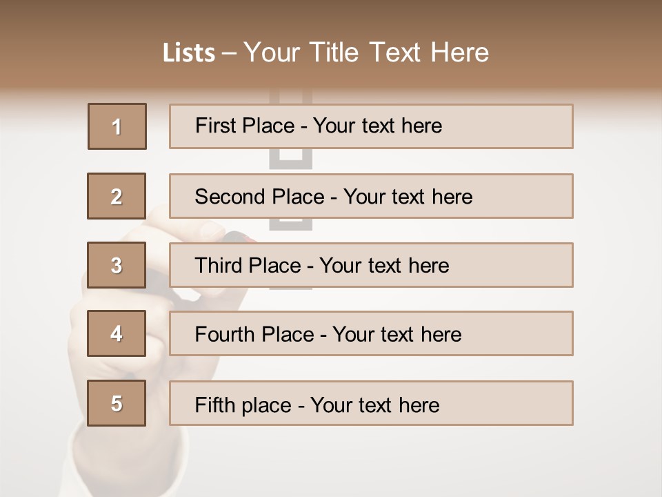 Idea Isolated Rating PowerPoint Template