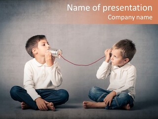 Playful Message Play PowerPoint Template