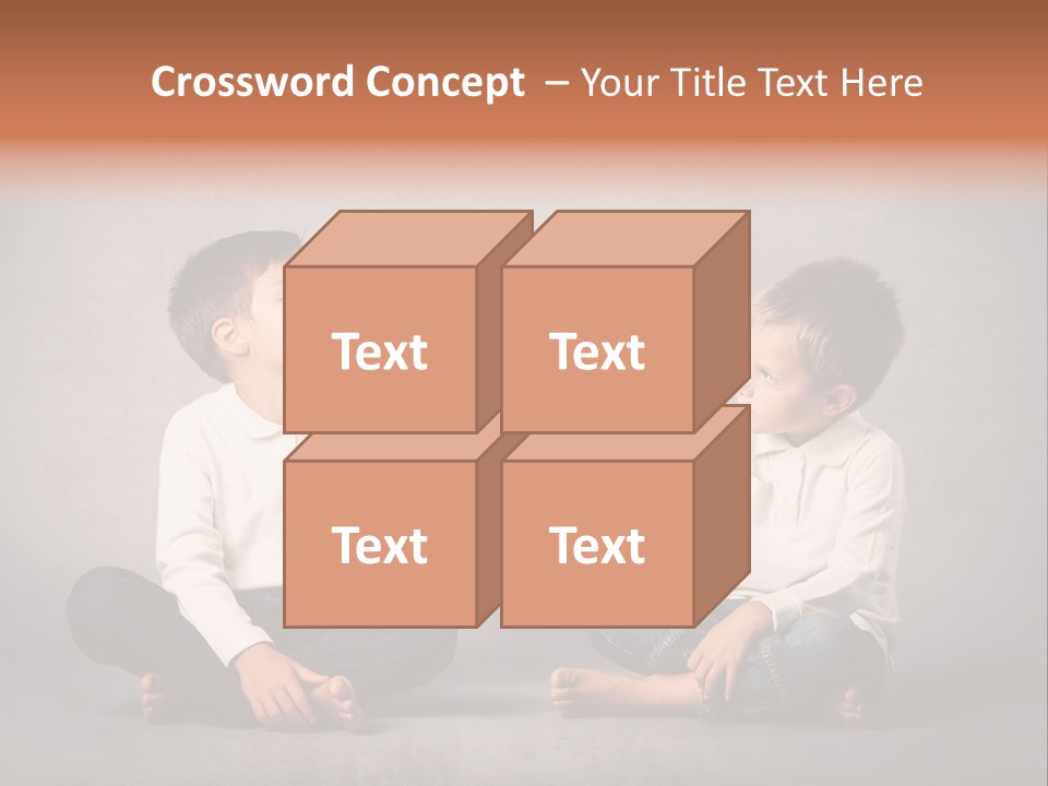 Playful Message Play PowerPoint Template