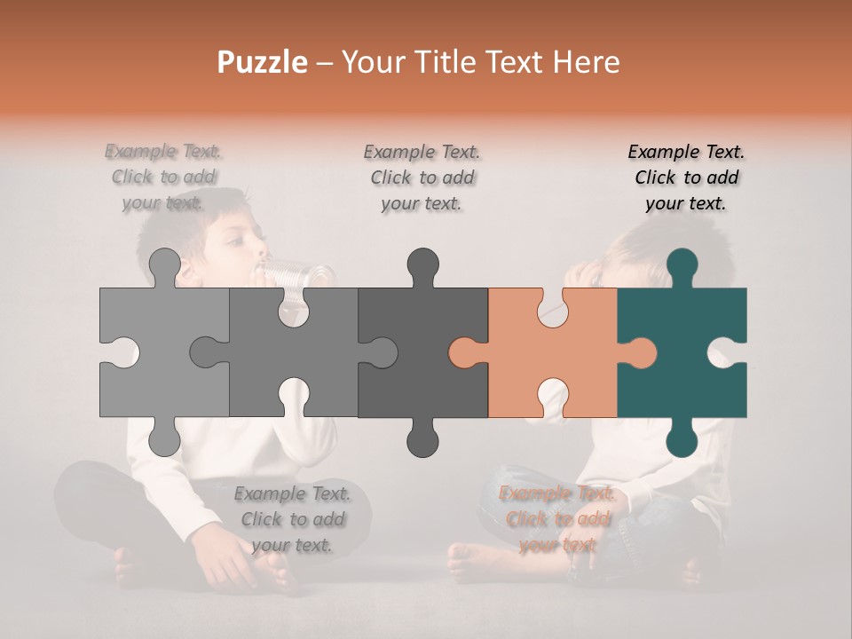 Playful Message Play PowerPoint Template