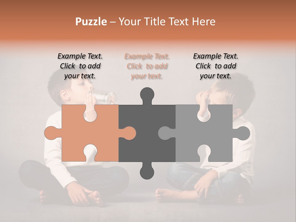 Playful Message Play PowerPoint Template