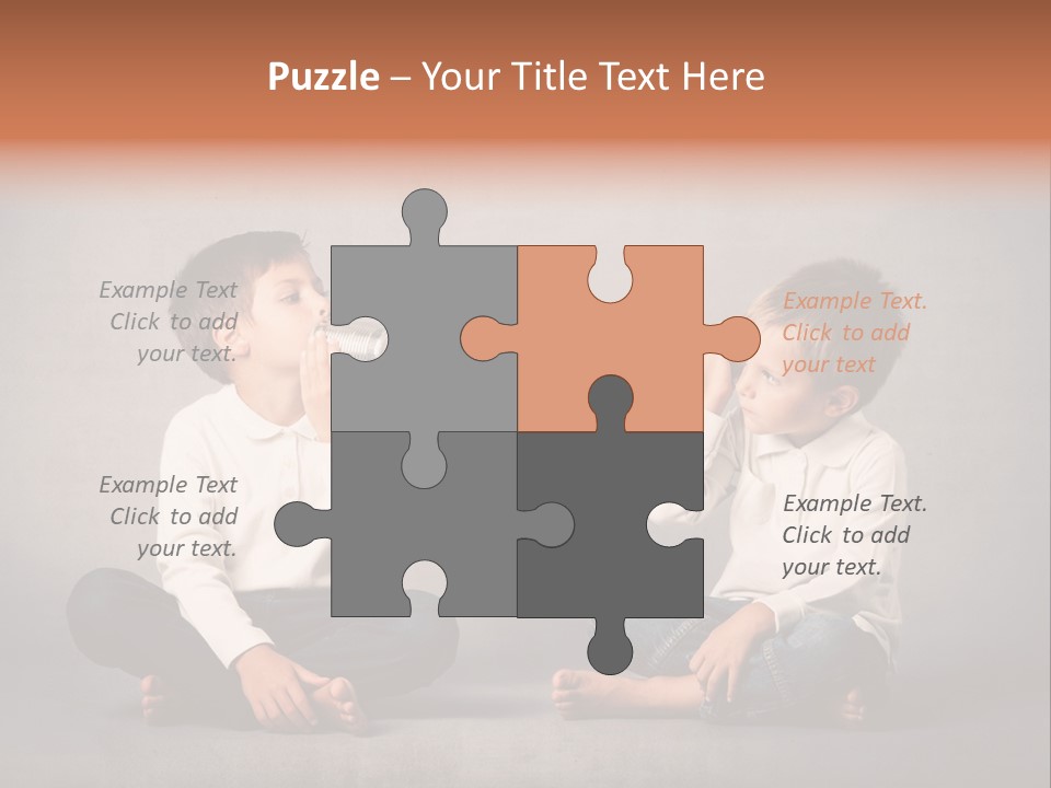 Playful Message Play PowerPoint Template