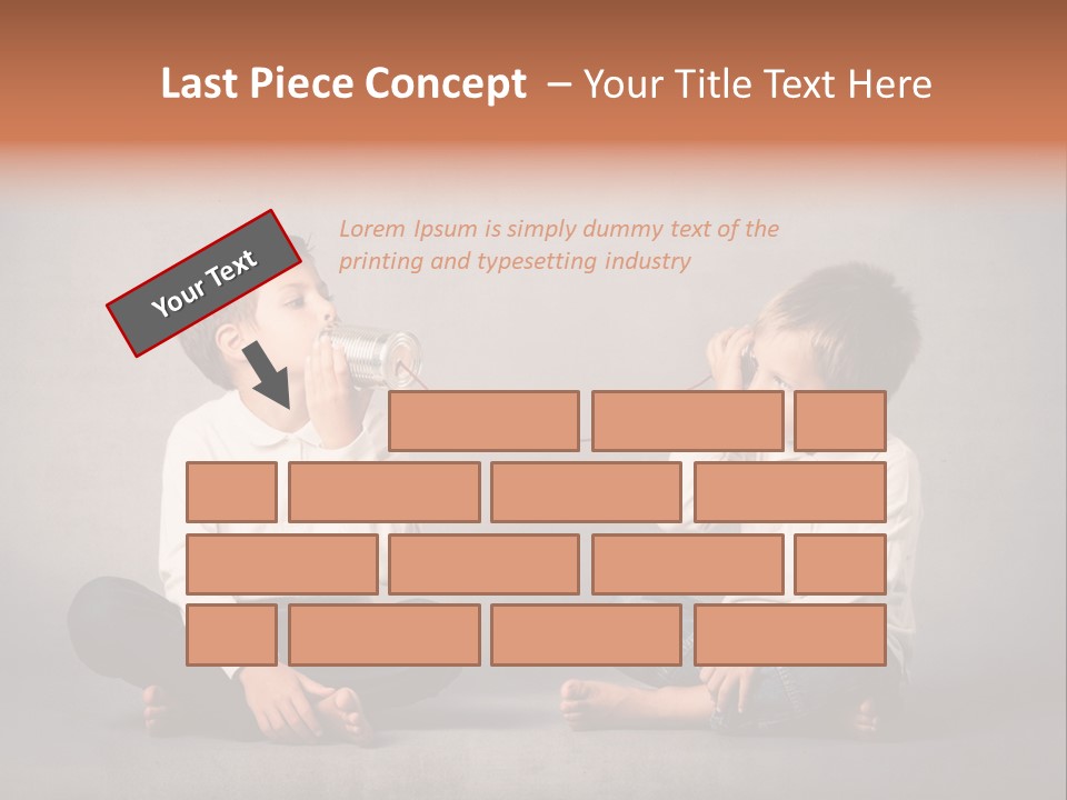 Playful Message Play PowerPoint Template