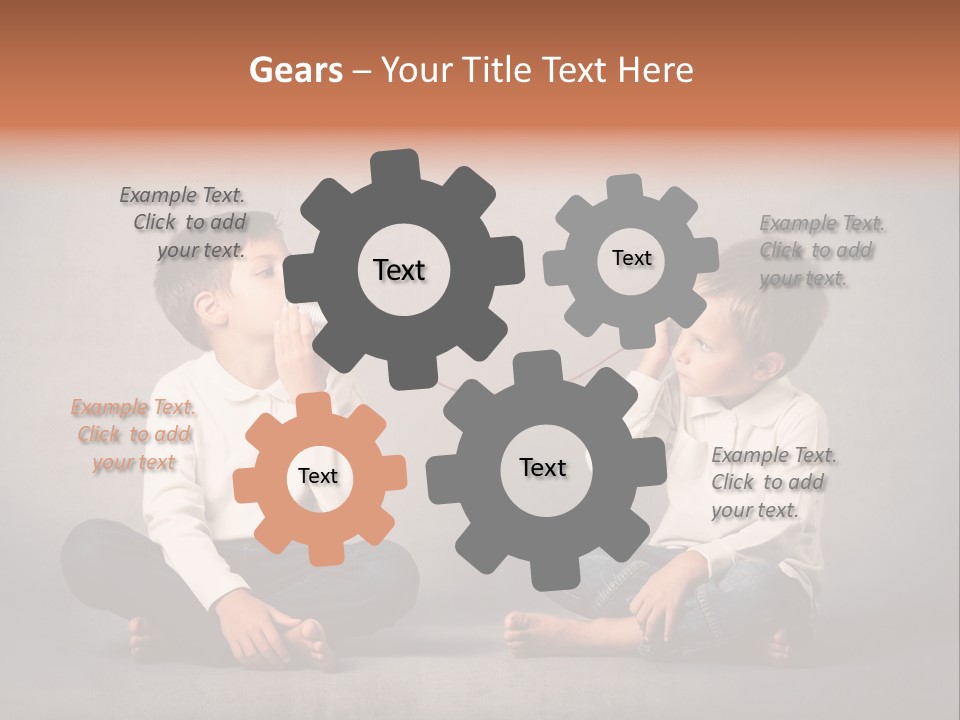 Playful Message Play PowerPoint Template