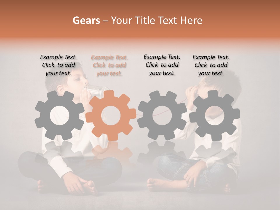 Playful Message Play PowerPoint Template