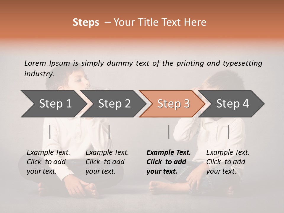 Playful Message Play PowerPoint Template