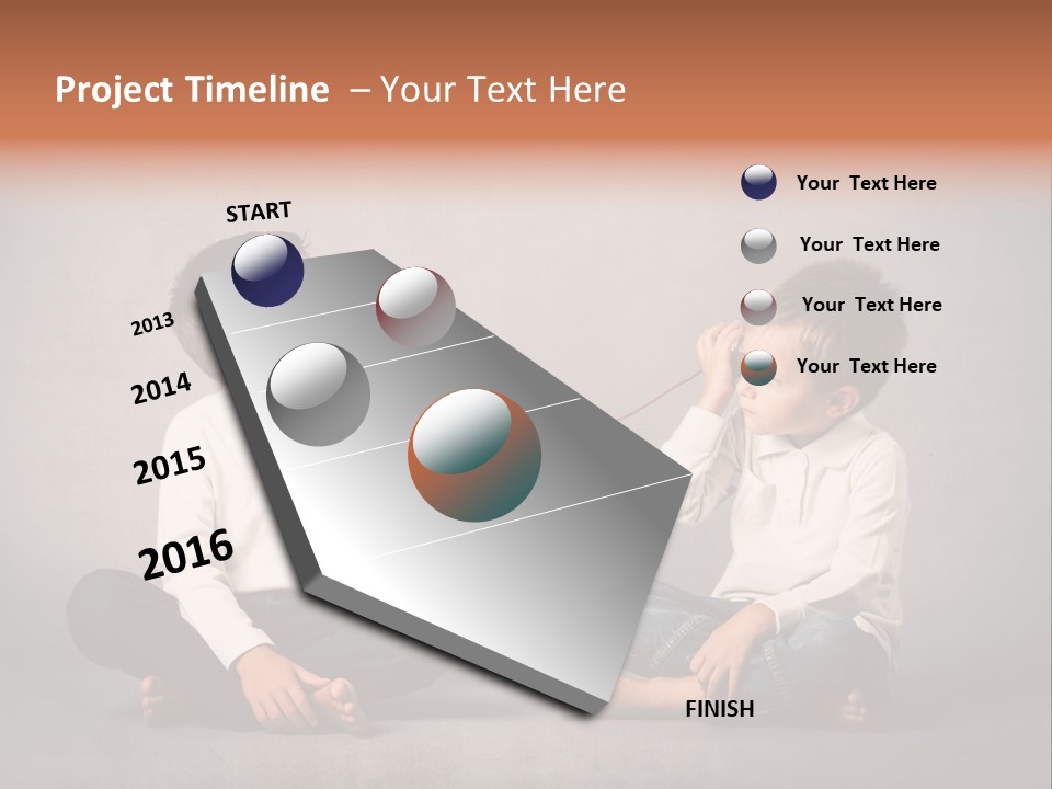 Playful Message Play PowerPoint Template