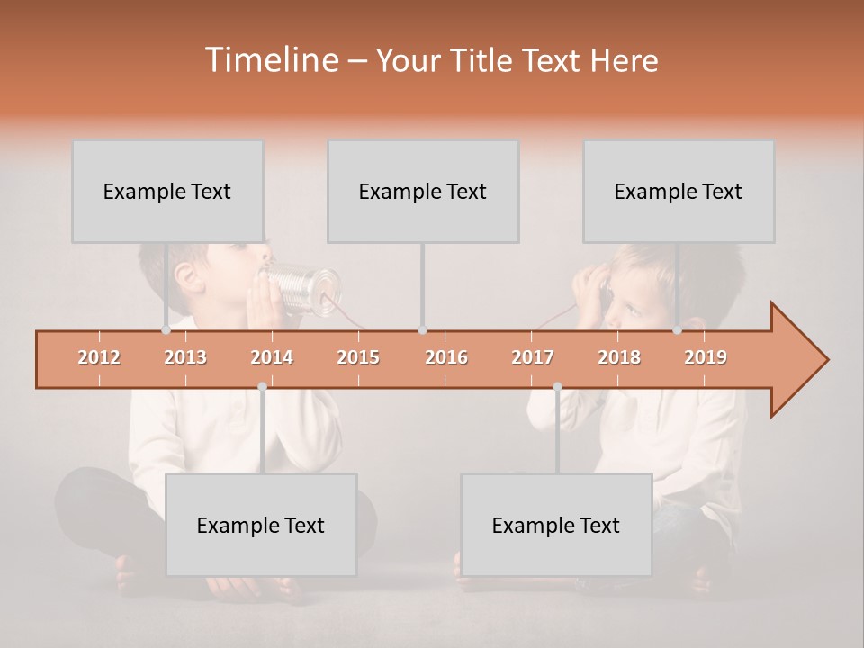 Playful Message Play PowerPoint Template