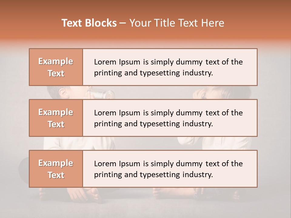 Playful Message Play PowerPoint Template