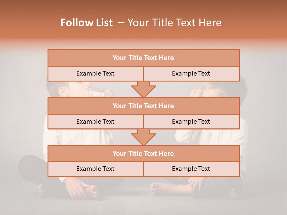 Playful Message Play PowerPoint Template