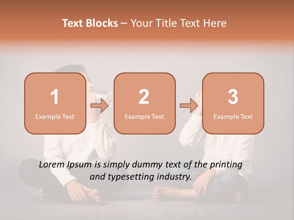 Playful Message Play PowerPoint Template