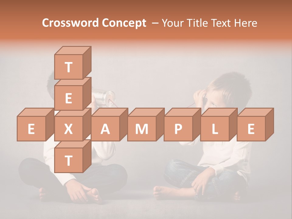 Playful Message Play PowerPoint Template