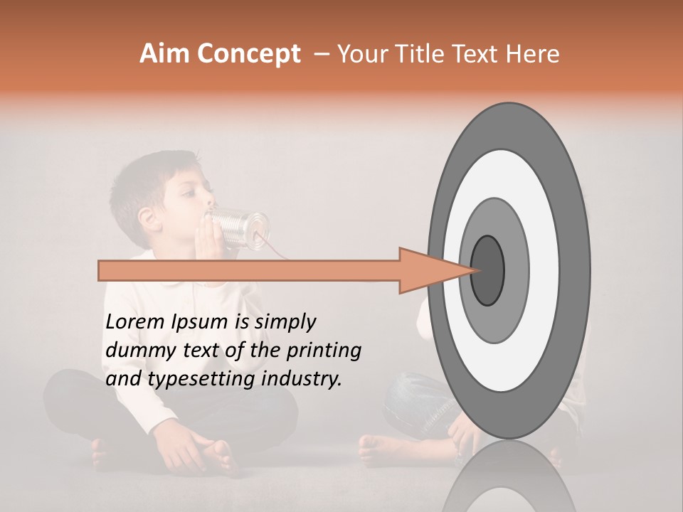 Playful Message Play PowerPoint Template