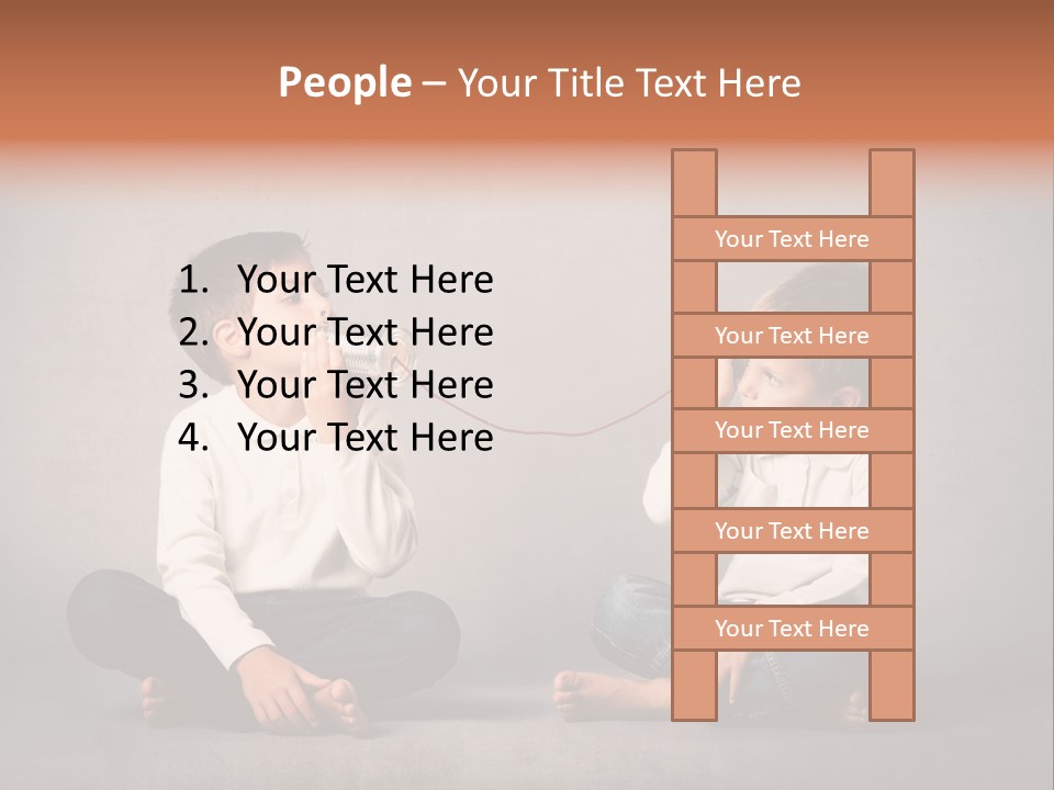 Playful Message Play PowerPoint Template