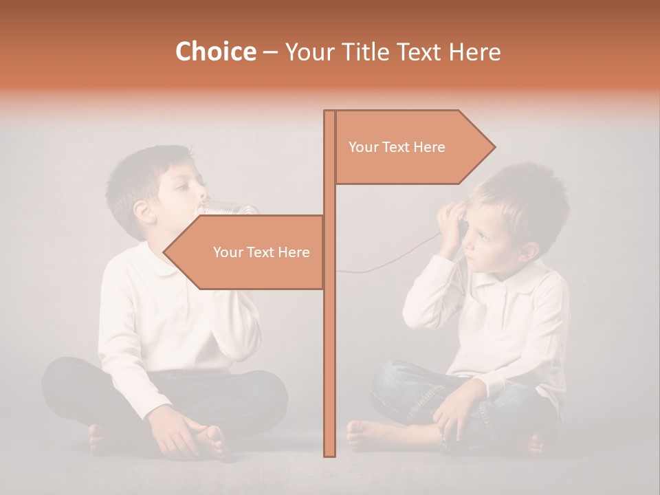 Playful Message Play PowerPoint Template
