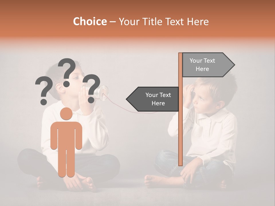 Playful Message Play PowerPoint Template