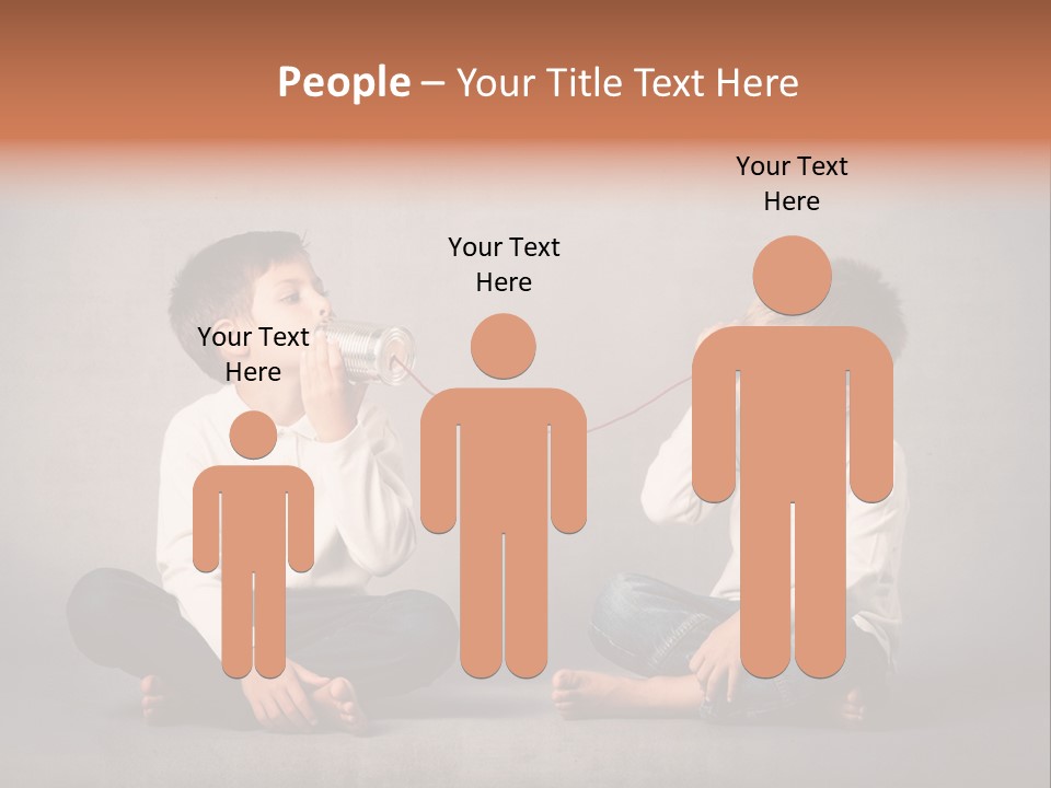 Playful Message Play PowerPoint Template