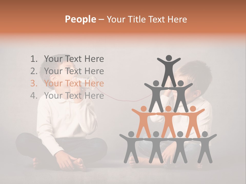 Playful Message Play PowerPoint Template