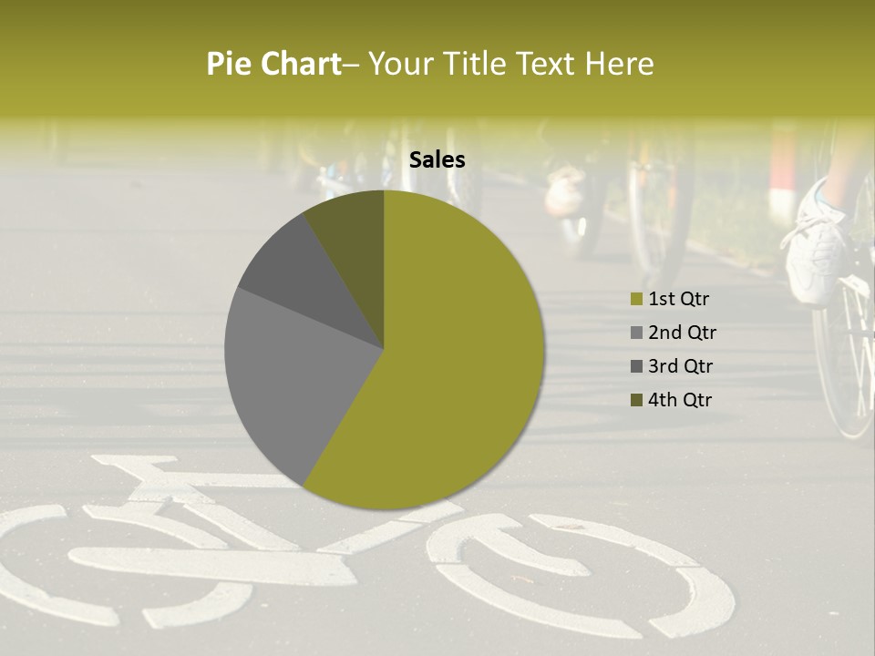 Riding Traffic Urban PowerPoint Template