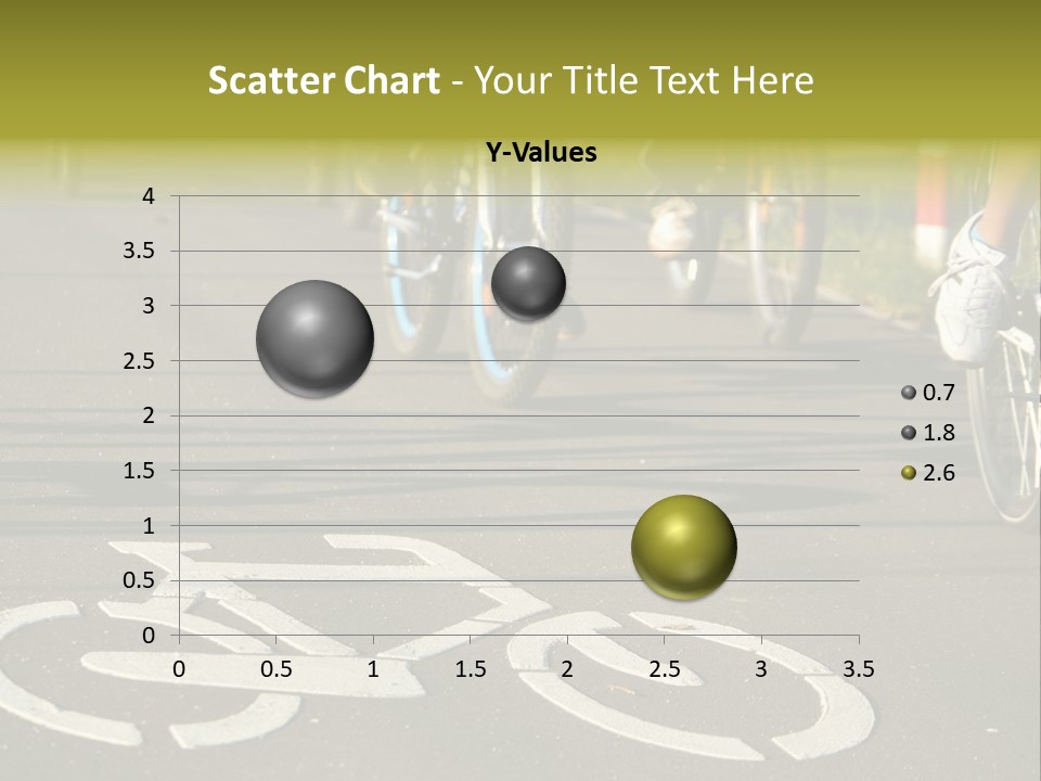 Riding Traffic Urban PowerPoint Template