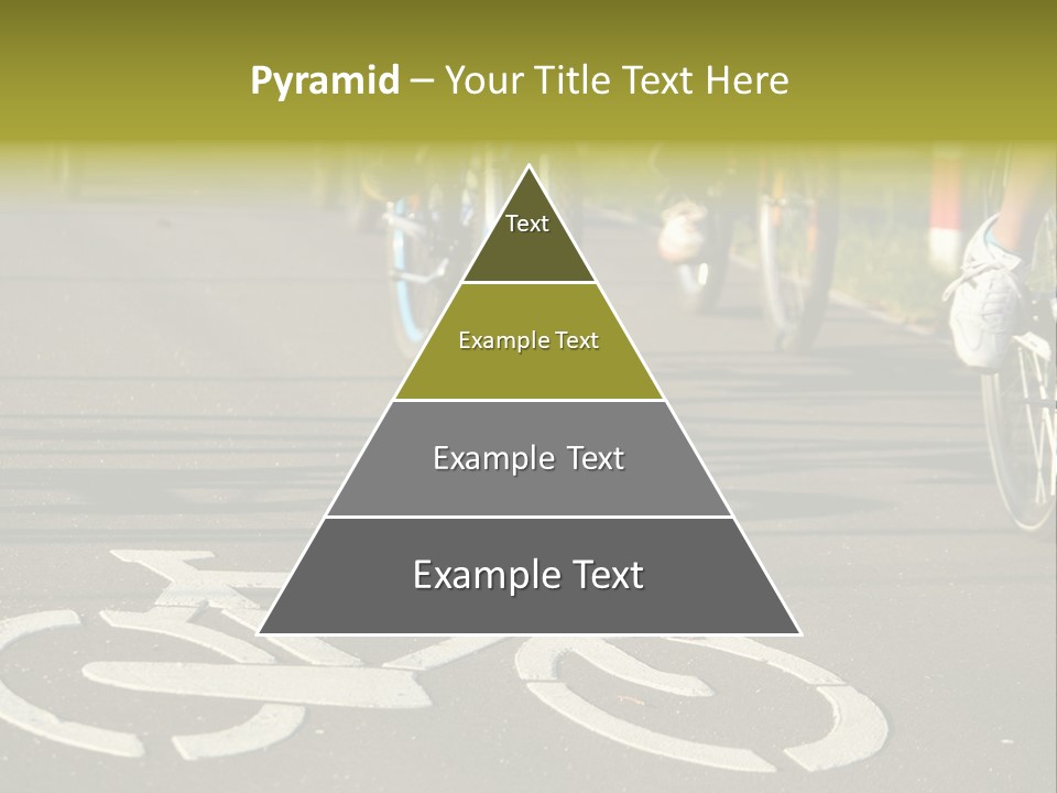 Riding Traffic Urban PowerPoint Template