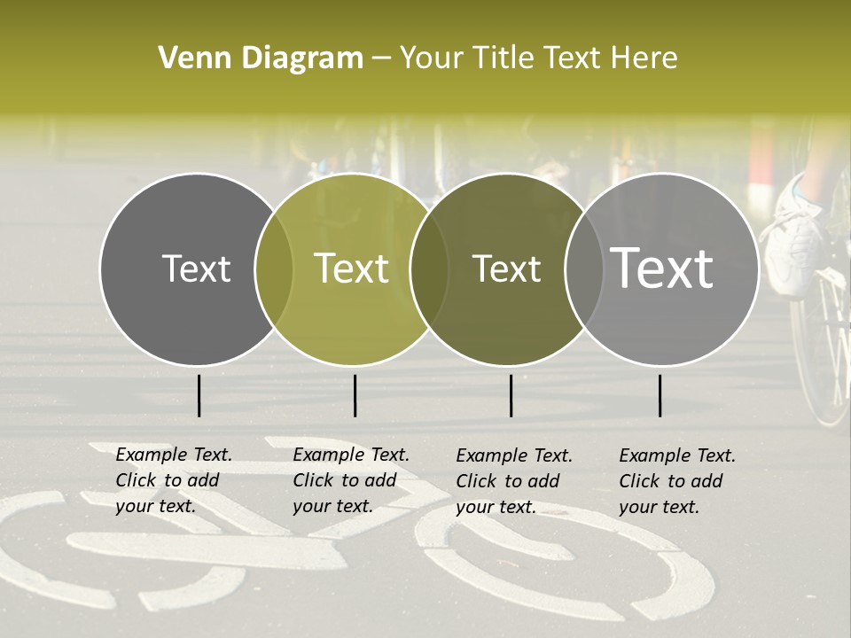 Riding Traffic Urban PowerPoint Template