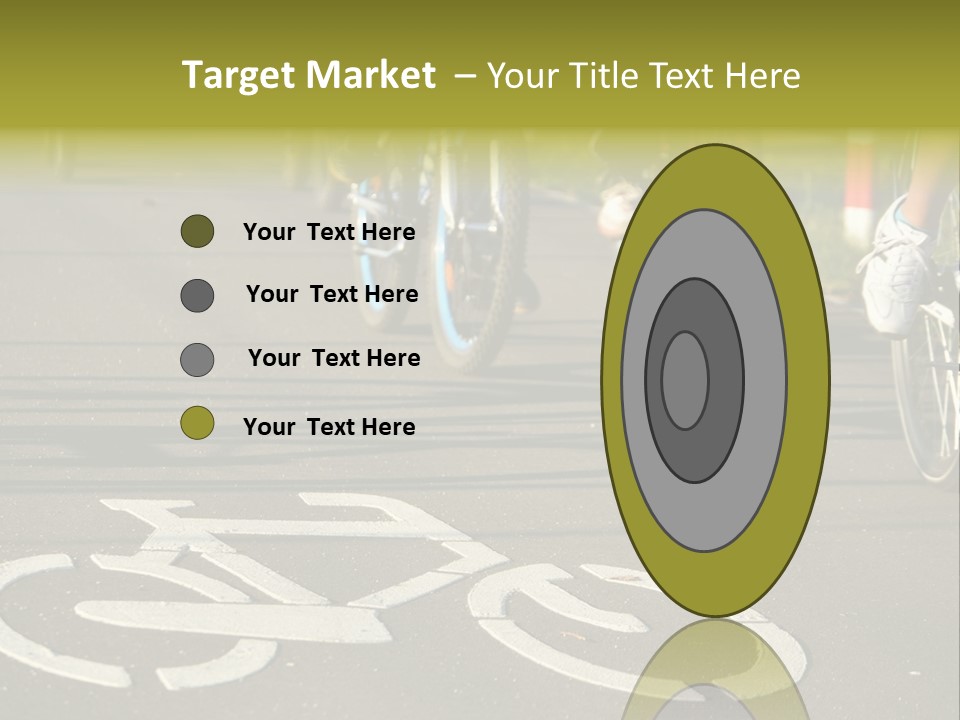 Riding Traffic Urban PowerPoint Template