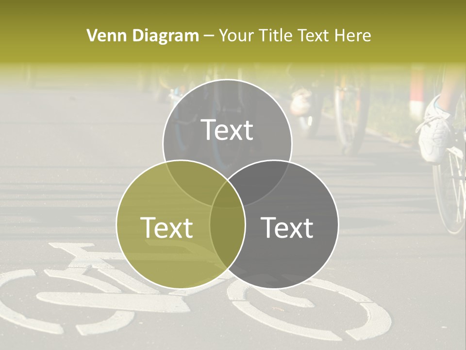 Riding Traffic Urban PowerPoint Template