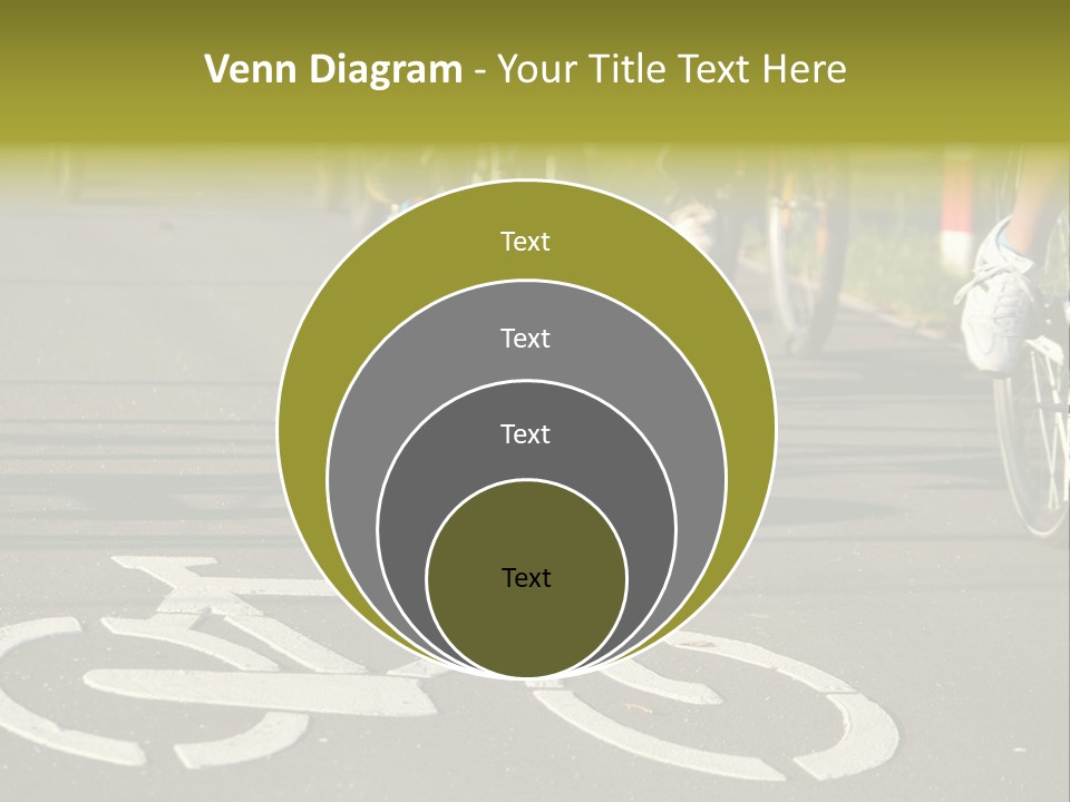 Riding Traffic Urban PowerPoint Template