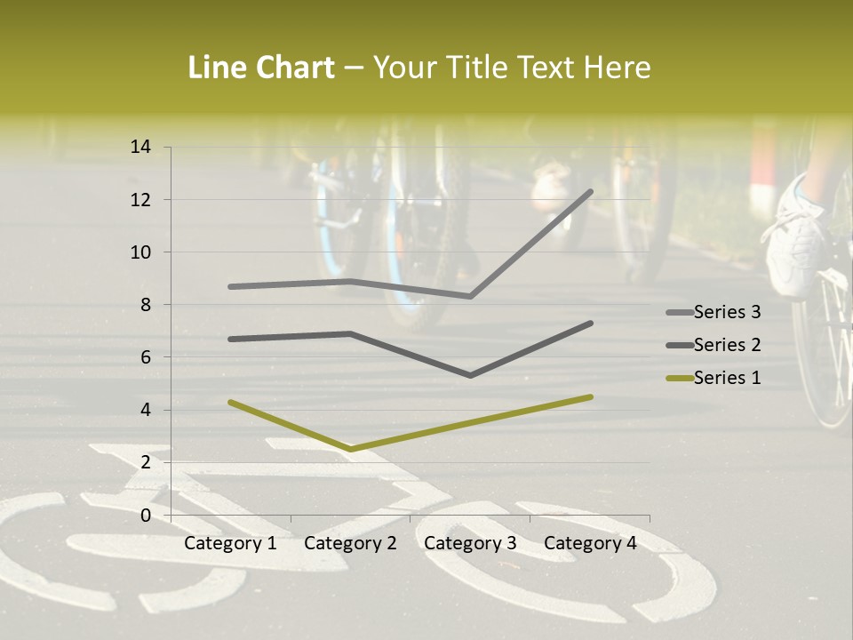 Riding Traffic Urban PowerPoint Template