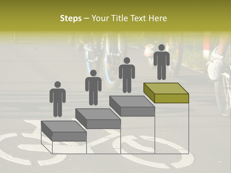 Riding Traffic Urban PowerPoint Template