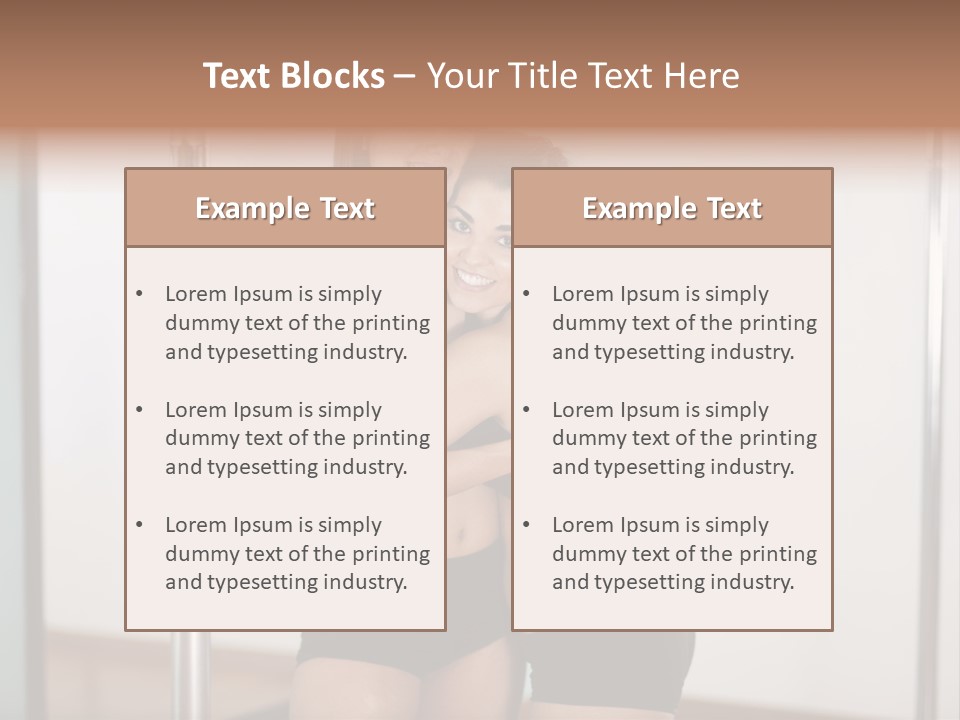Exercise Cute Table PowerPoint Template
