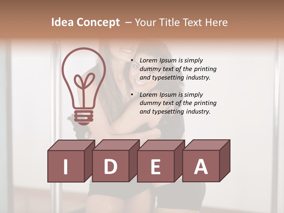 Exercise Cute Table PowerPoint Template