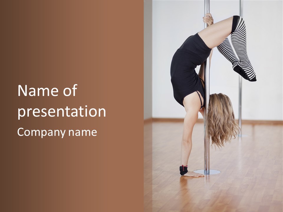 Cute Table Fitness PowerPoint Template