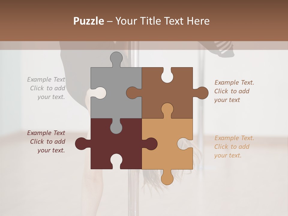Cute Table Fitness PowerPoint Template