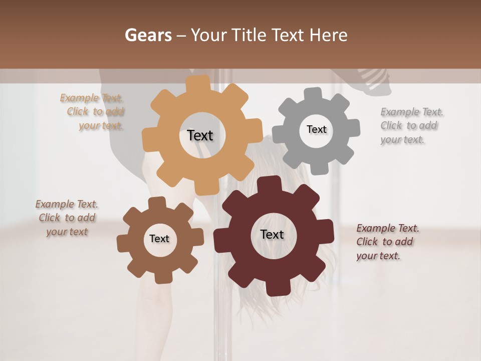 Cute Table Fitness PowerPoint Template