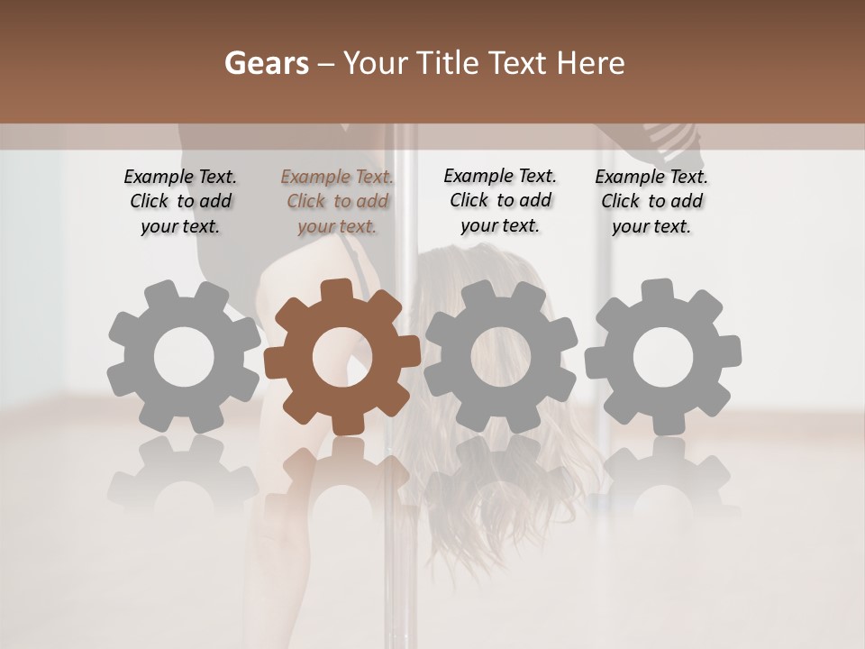 Cute Table Fitness PowerPoint Template