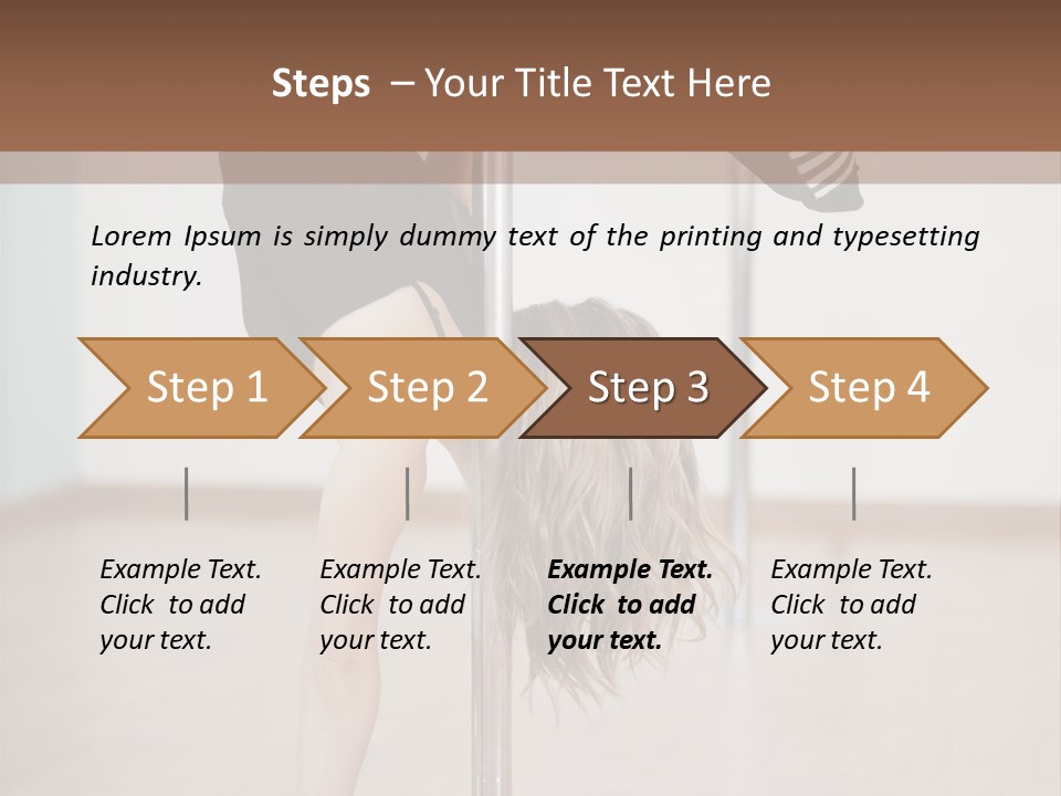 Cute Table Fitness PowerPoint Template