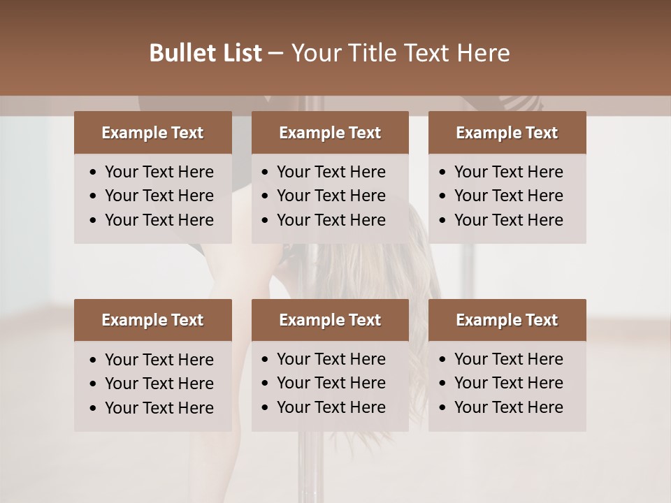 Cute Table Fitness PowerPoint Template