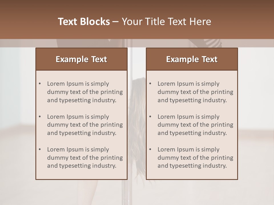 Cute Table Fitness PowerPoint Template