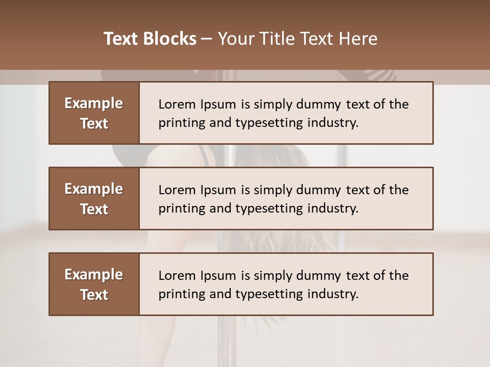 Cute Table Fitness PowerPoint Template