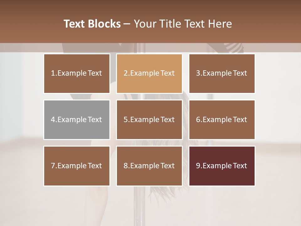 Cute Table Fitness PowerPoint Template