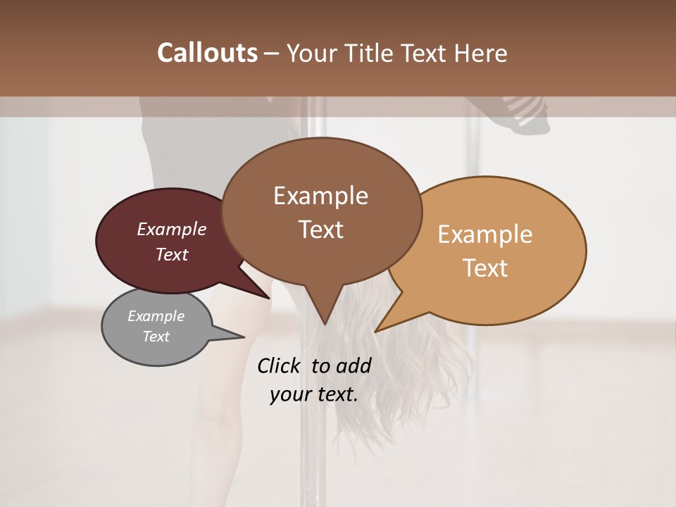 Cute Table Fitness PowerPoint Template