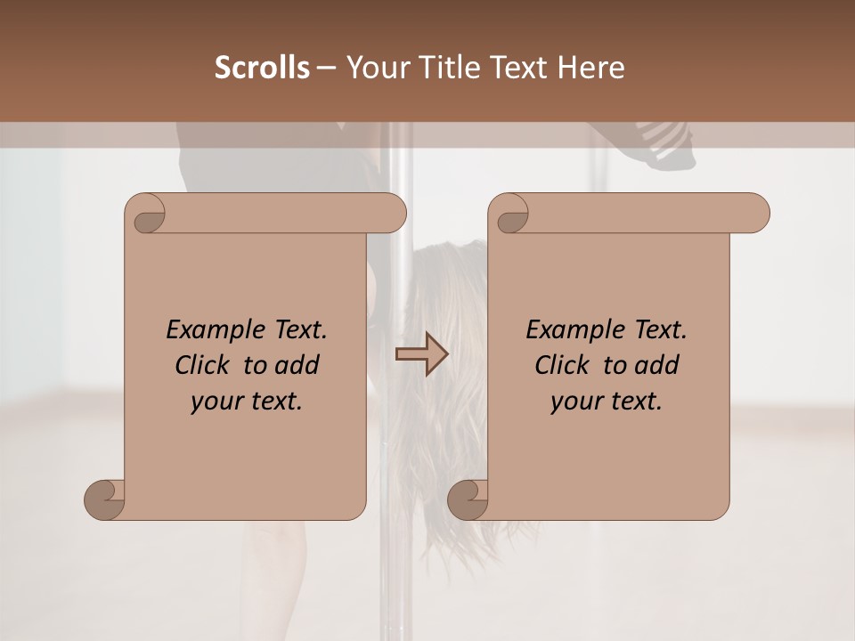Cute Table Fitness PowerPoint Template