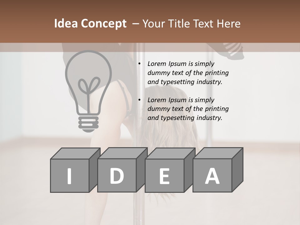 Cute Table Fitness PowerPoint Template