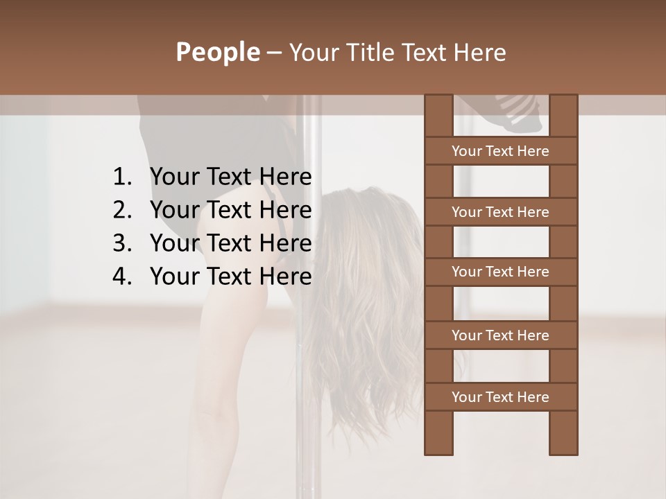 Cute Table Fitness PowerPoint Template