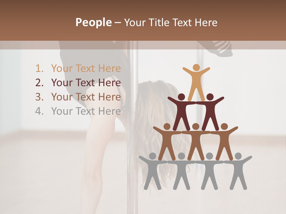 Cute Table Fitness PowerPoint Template